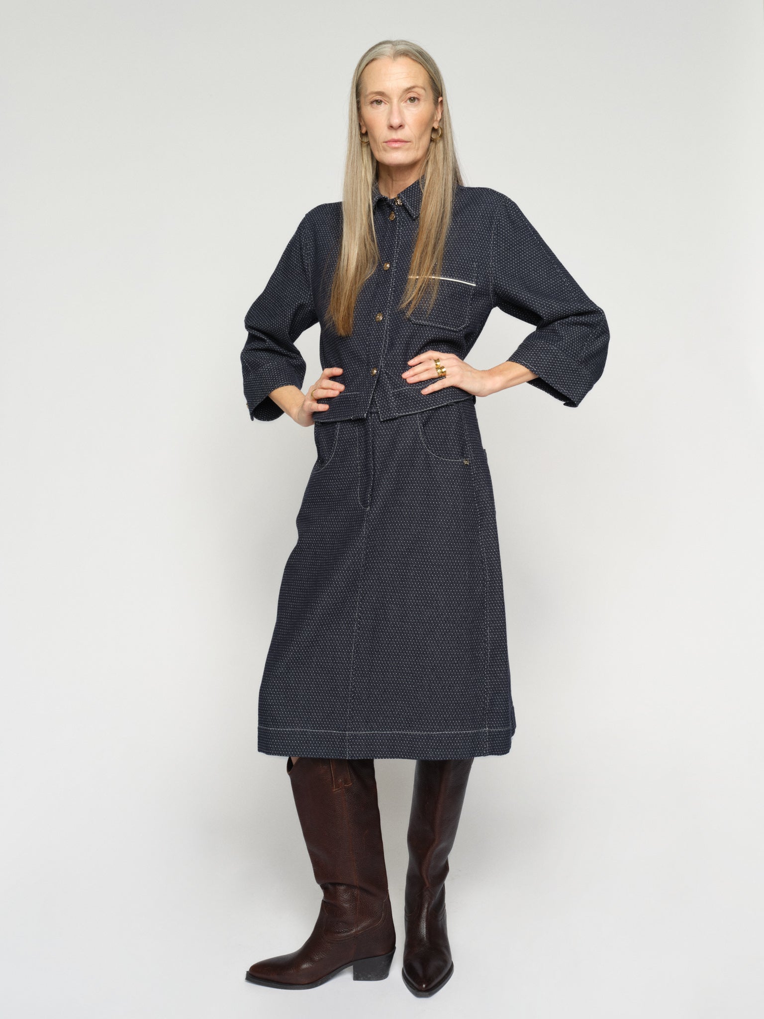 Modelshot / Salute Navy / Detail